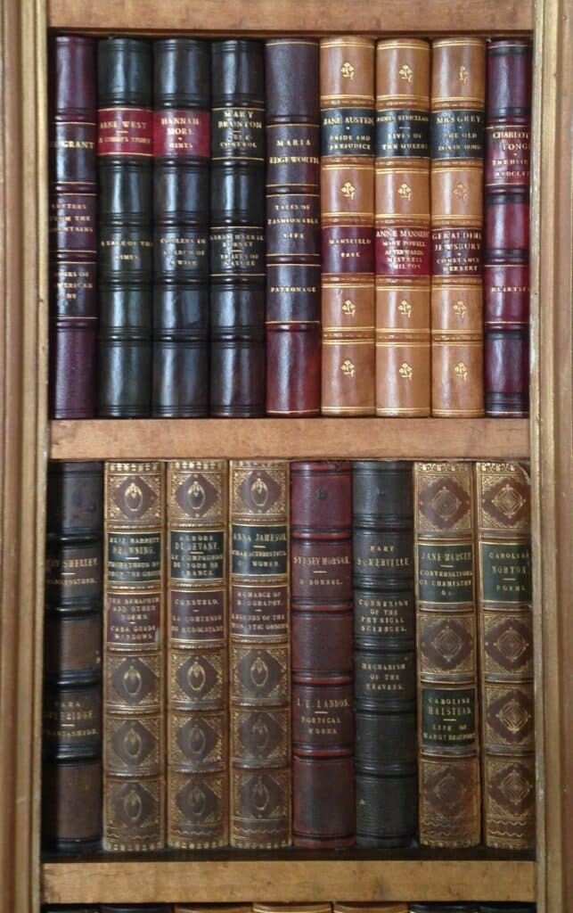 CCOMPTON VERNEY MUSEUM. Replacement false spines in Women’sLibrary.